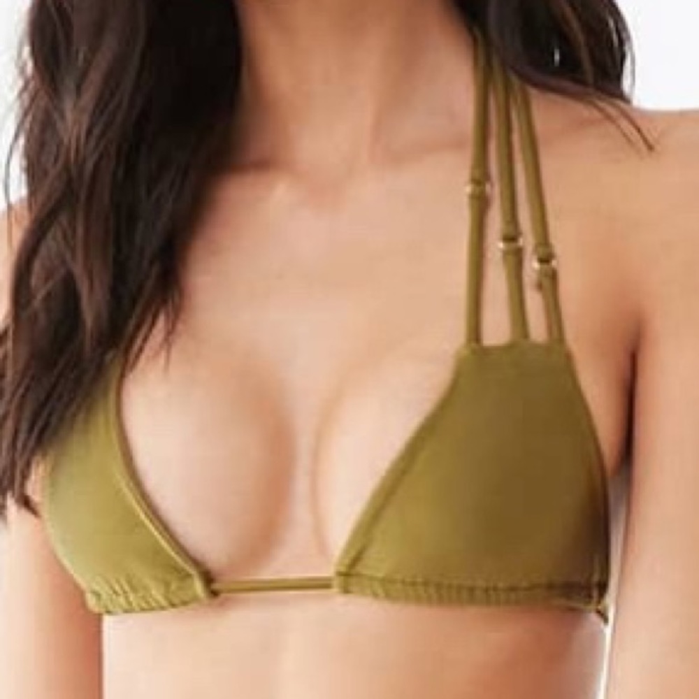 Halter Triangle Bikini Top